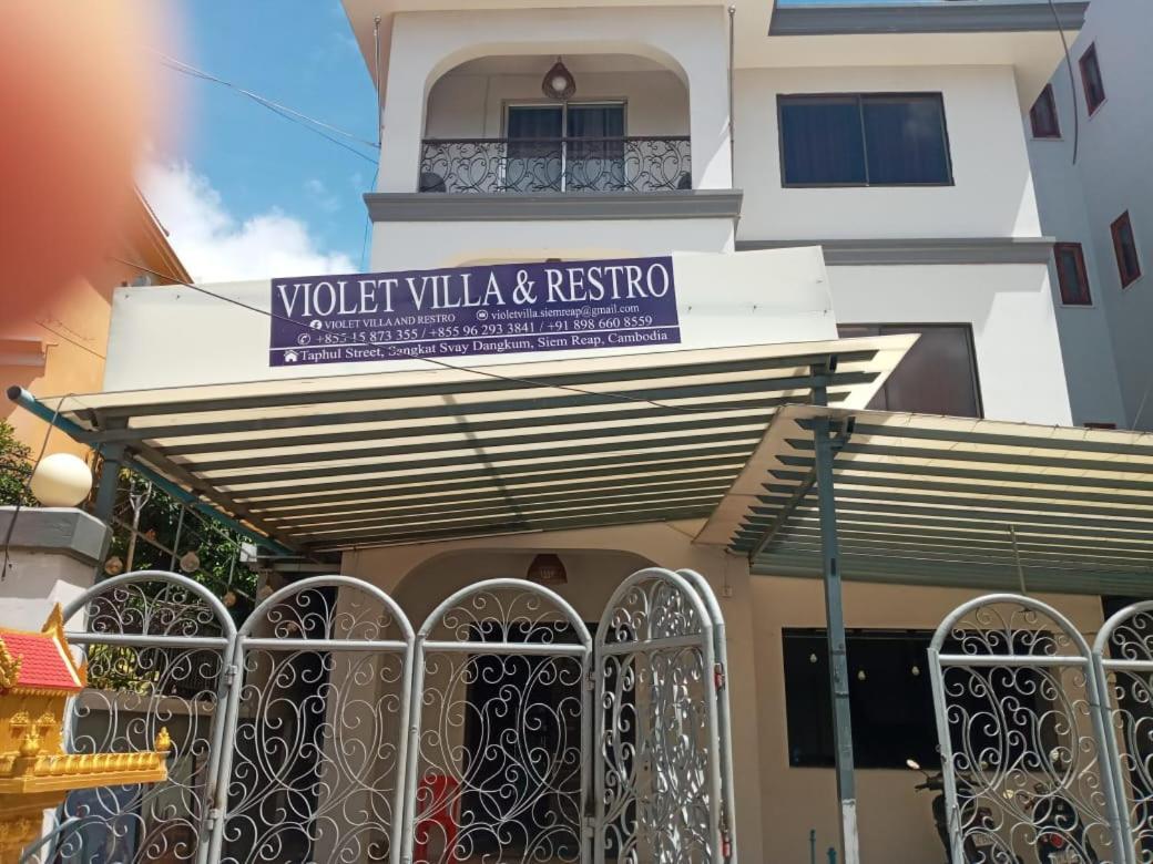 Violet Villa And Restro Siem Reap Eksteriør bilde